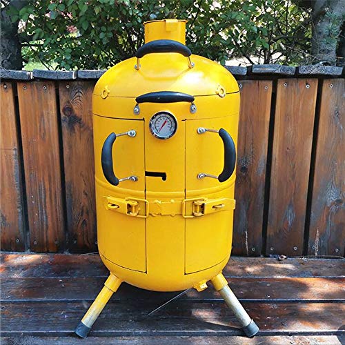 NEWCES Safety Certification Charcoal Grills Barbecue Grill Cooking Smokers BBQ Grills Multifunctional Barbecue Hanging Stove for Outdoor Camping Patio Backyard Picnic