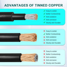 MOOKEERF Solar Panel Extension Cable - 8AWG 150FT Solar Wire with Female & Male Waterproof Connector PV Wire for RV, Photovoltaic Systems, Home, Boat, Solar Panels, Car(150Feet Red + 150Feet Black)
