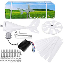 600W Wind Turbines Generator Fit for Home Park Street Light Power Plant Wind Generator with Controller 5 Blades 12v (3 Blades 24v)