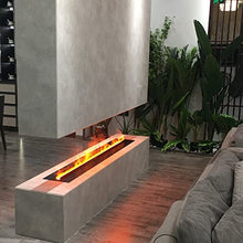 Bedroom Fireplace 3D Simulation Flame Electric Fireplace Recessed Electric Fireplace Stove with Remote Control Home Decorative Fireplace，Metal Panel， Fireplace Heater(L 66.9")