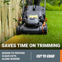 WORX Cordless Lawn Mower, 40V 17" 2-in-1 Grass Mower for 1/8 Acre, WG743