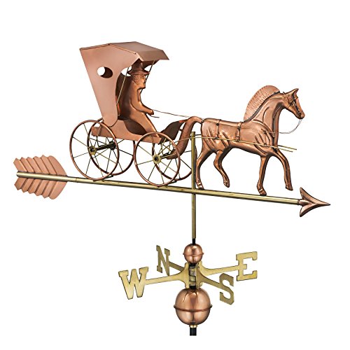 Good Directions Country Doctor Weathervane with Arrow, Pure Copper