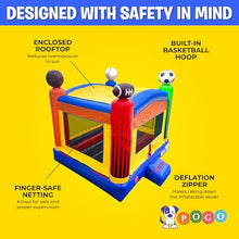Pogo Bounce House Crossover Deluxe Sports Inflatable Bounce House