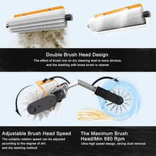 ZGLINMZ 7.5 m/25 ft Electric Solar Panel Washing Tools,for Mountain Solar Power Stations,Commercial Automatic Photovoltaic Panel Cleaning Machine,Strip-Supply