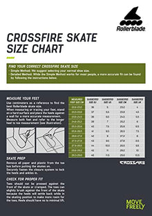 Rollerblade Crossfire Unisex Slalom Inline Skates Black