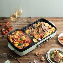 Non-stick Electric Grill Household Hot Pot Multi Cooker Machine Barbecue Maker