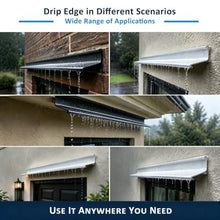 ERRULAN Wall Drip Edge Trim, Rainwater Diverter for Tile Exterior