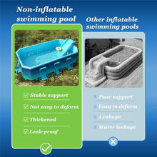 DMVWJR Foldable Swimming Pool for Kids and Adults, No Inflation Required, Outdoor Kiddie Pools, Thickened Support Dog Tub(9.8FT/3.0M)