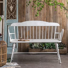saditesdk Park Benches Nordic Outdoor Wrought Iron Tables and Chairs Balcony Garden Chairs White Bench Backrest Sofa Chairs Garden Courtyard Leisure Chairs Outdoor Benche