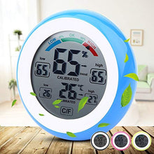 MVUYO Indoor Hygrometer Thermometer, Digital Humidity Monitor, Temperature Humidity Gauge Meter, with Display, ℃ and ℉ Switch, Min and Max Records, for Home, Office, Greenhouse, Babyroom(D)