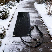 ZRUTIMI Outdoor Anti-Slip Heated Sidewalk MATS, Heated Lane MATS, Winter Snow Removal and ice-Melting Products(60x320cm/23.6x126in)