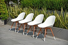 Brampton Patio 9-Piece Rectangular Extendable Dining Table Set Eucalyptus