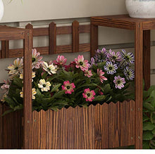 Flower Pot Holder Natural Hardwood Potted Rack Combinable Multi-Layer Plant Display Shelf Floor Stand Firmly Support Creative Decoration for Indoor Outdoor Garden