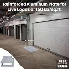 Best 24” x 24” Removable Flush Floor Access Panel, Reinforced Aluminum Diamond Plate Floor Access Door Secured with 1/4" x 1" Flat Head Screws, Non-Hinged Floor Panel, Mill Finish, BA-FD-8060