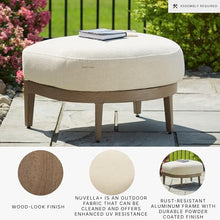 Signature Design by Ashley Outdoor Ottoman with Cushion, Brown