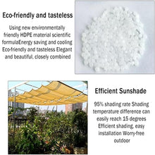 Retractable Roman Sail Shade, Slide Wire Wave Shade Sail Sun Shade Sail UV Resistant Sun Protection Wave Canopy Cover with Mounting Kit for Pergola, Porch, Terrace Garden(W1.3*L13m/W4.26*L42.65ft)
