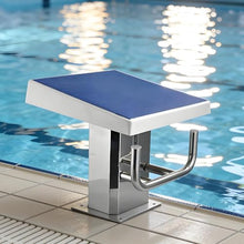 GLBMXDD Heavy Duty Non-Slip Diving Boards, 15° Inclined Swimming Pool Special Diving Platform, 304 Stainless Pool Jumping Platform, Load 600LBs, Diving Boards for Inground Pools B