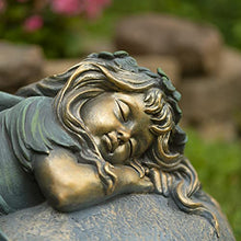 Large Magnesium Fairy Statues for Outdoor Use (Sleeping Fairy "Ivy")
