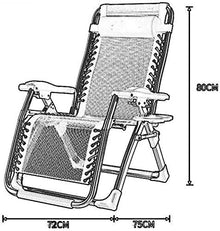 Lightweight Lightweight Zero Gravity Patio Lounger Chair Widening Folding Garden Deck Chair Reclining Home Lounge Chair Outdoor Adjustable Recliner Support 200kg (Color : Black and White Plaid)