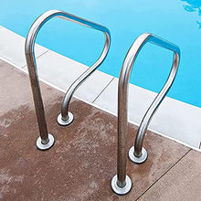 MSHOSAC Stainless Steel Pool Handrail, Safety Rail with Mounting Kit for Swimming Pools & Outdoor Areas, Rust-Resistant