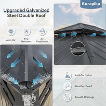 Kurapika 12' x 20' Hardtop Gazebo Sand