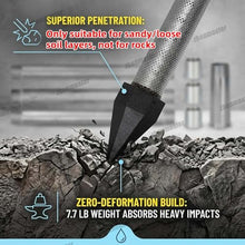 zhenmaster Shallow Well Drilling Tool, Impact Well Point Kit, 1-1/4 Stainless Steel Drive Point, 36-Inch Pipe, 60 Mesh Precision Screen, Galvanized Iron Body, for Farm, Garden Water Irrigation(5+1)