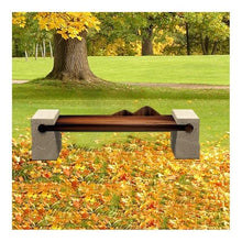 yanzhuen001 Outdoor Benches, Stainless Steel Park Chair - Outdoor Wooden Seating for Landscaping,Bench for Outdoor
