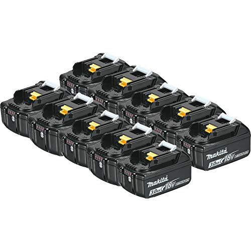 Makita BL1830B-10 18V LXT Lithium-Ion 3.0 Ah Battery (10 Pack)