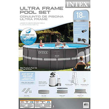 Intex Ultra Frame Pool Set with Sand Filter Pump, Ladder, Ground Cloth & Pool Cover
