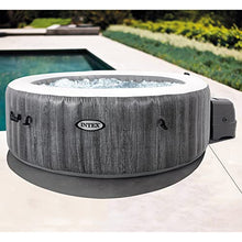 Intex PureSpa Plus 6 Person Inflatable Outdoor Hot Tub Spa Greywood