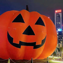 HOAELOS Inflatable Halloween Giant Pumpkin 26 Feet Outdoor Decoration