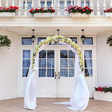 SDdPulse Rose Arches Steel Frame, Wedding Arch, Garden Arbor Iron Arches, for Wedding Bridal Party Climbing Plants Support Structure, 1.2M to 3M,Black-120×240Cm (Rose 180×240cm)