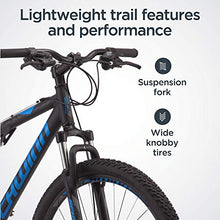 Schwinn S29 Mountain Bike 29-Inch 21-Speed Aluminum Matte Black/Blue