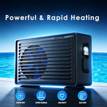 POOLTOHOT Pool Heater for Inground Pools and Above Ground Pool (28000 Gallons), 90000 BTU Electric Pool Heater Build-in Compressor for Heating and Cooling, Pool Heat Pump with Smart WiFi Control