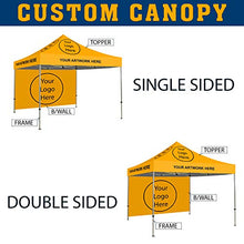 BANNER BUZZ Make IT Visible Custom Pop Up Canopy 10' X 10' Outdoor Commercial Tent Gazebo for Trade Show Conference Events (Option 9)