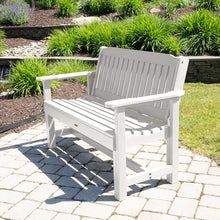 Sequoia Professional Commercial Grade Exeter 4 Foot Garden Bench White