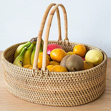 Storage Basket,Versatile Handwoven for Home and Outdoors – Ideal for or Picnics!