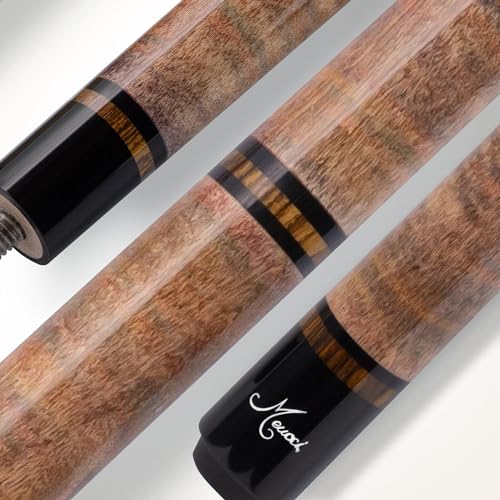 Meucci Pool Cue - All Natural Wood with Rainbow Stain