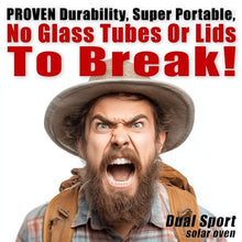 Dual Sport Solar Oven - Portable Outdoor Cooker for Camping, Boating & Emergency - Dual Pot, NO Glass to Break, Over 25,000 Distributed Worldwide, Complete Kit