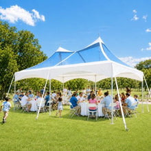 TentandTable 20' x 30' Premium High Peak Frame Party Tent, Clear Top