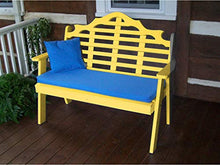 A&L Furniture Company Recycled Plastic 4' Marlboro Garden Bench - Lead TIME to Ship 4 Weeks