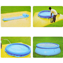 LSSOAZZVVN Outdoor Inflatable Swimming Pool Foldable Inflatable Swimming Pool Anti-Slippery Travel Basin Pool Inflatable Pool for Adults Dog Pet Bath Swim Center for Kids for Home Backyard Gard