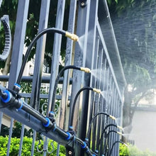 Vibeo Outside Patio Mist Cooling System with 360° Adjustable Copper Nozzles