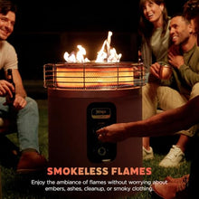 Ninja Fireside360 Fire Pit/Heater, 80,000 BTU, 3 Modes, Rust