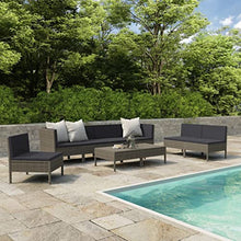 AMBERARD Garden Furniture Set Grey Furniture Set