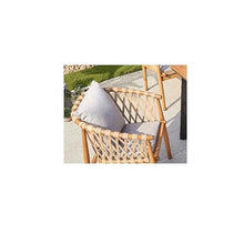 ocpcrn Lounge Chair Scandinavian Outdoor Cafe Dining Table Rattan Chair Garden Patio Leisure Rope Weaving and Chairs