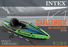 Intex Challenger K1 Inflatable Sporty Kayak 1 Person