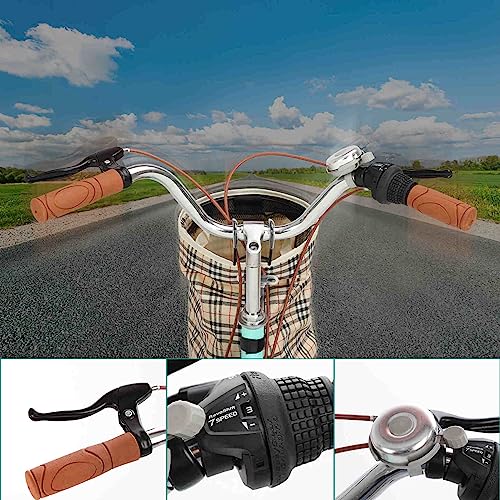 Generic Women's 26 Inch Hybrid Bike Retro-Styled Cruiser 7-Speed Drivetrain YUTONG-26-BU
