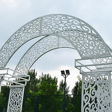 MELPHI Garden Arch Arbor Trellis for Climbing Plants Outdoor, Yard, Garden, Climbing Plants with Decorative,Outdoor Wedding Arch