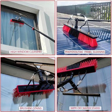 GHHDPXM Window Cleaner Kit with Scraper & Brush Extends 3.610.8M Ideal for Effortless Window & Solar Panel Cleaning Reach High Areas Easily